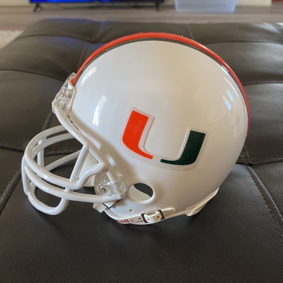 Miami Hurricanes Riddell Mini Football Helmet - Picture 3 of 3